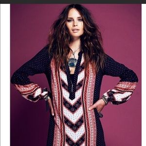 FreePeople Peacemaker Gypsy Hi Low Dress